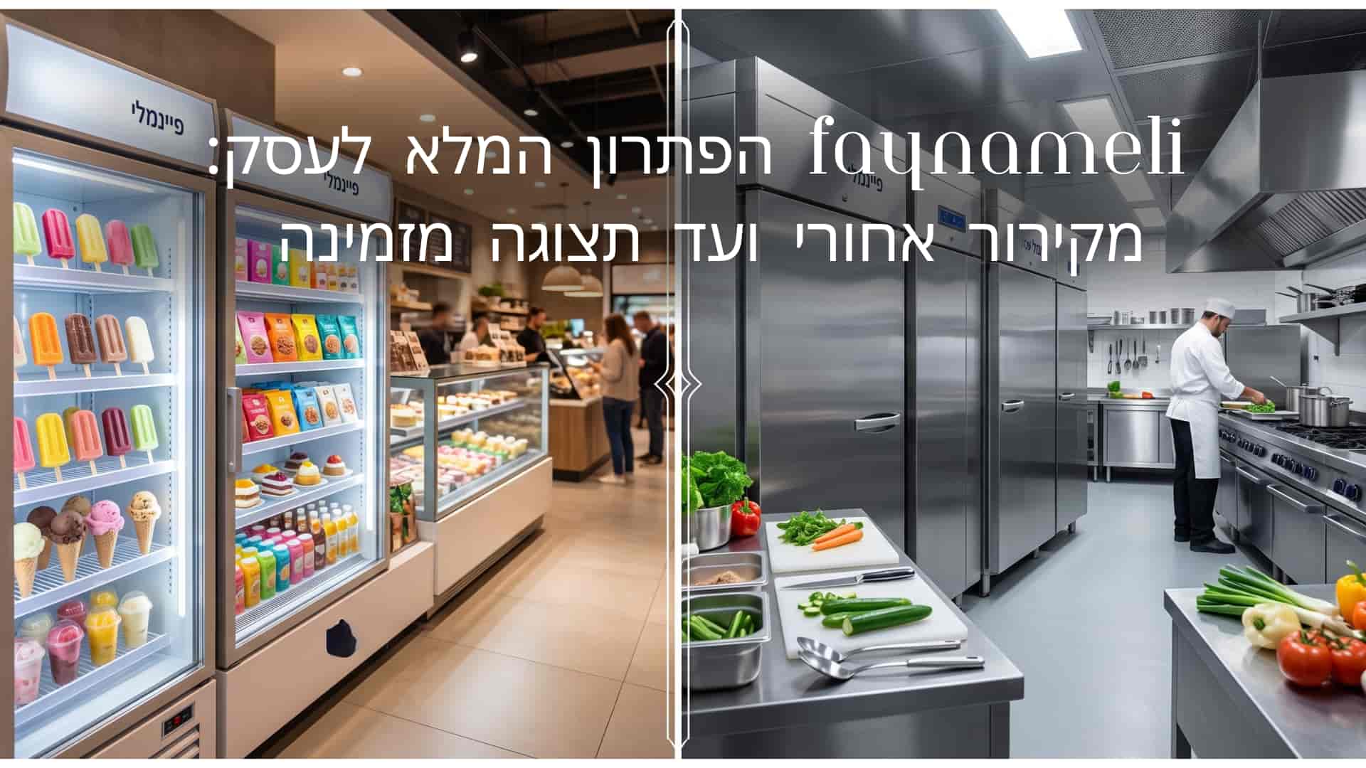 FAYNAMELI הפתרון המלא לעסק מקירור אחורי ועד תצוגה מזמינה